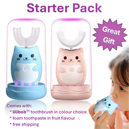 STARTER PACK - Best Value! Fun Kids Sonic Electric Toothbrush, Toothpaste and Delivery!