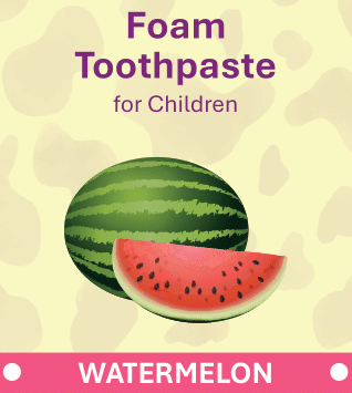 Foam Toothpaste for Kids - NO MINT!