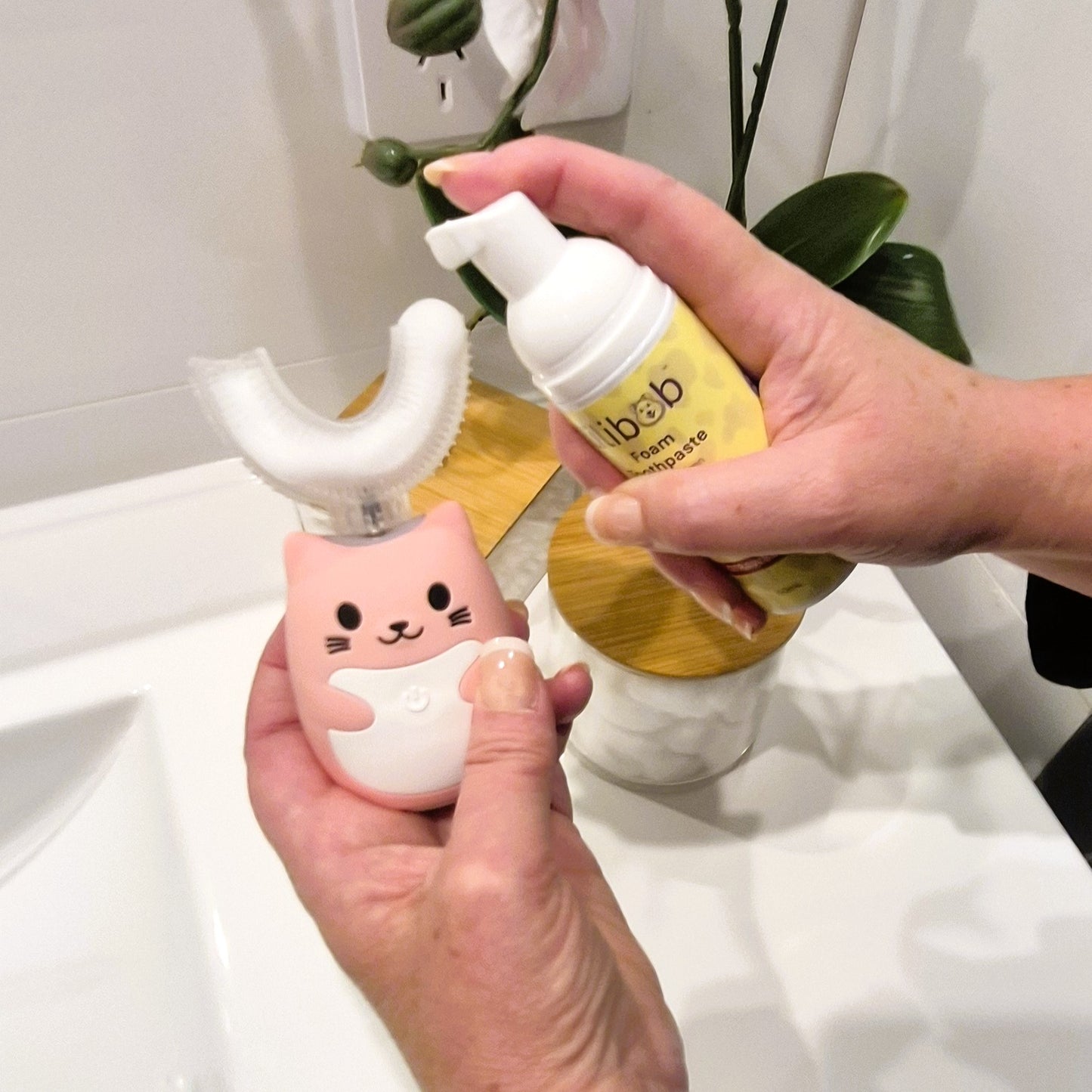 Game-Changer! Starter Pack with Fun Kid's Sonic Electric Toothbrush, Toothpaste and Delivery!