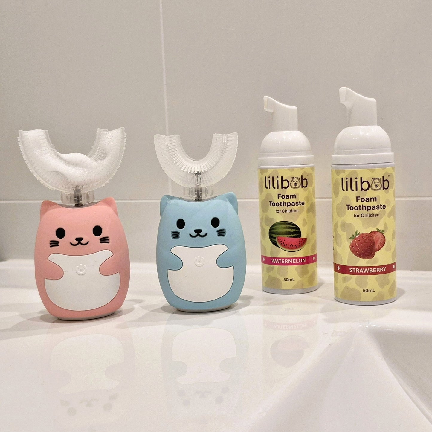 Game-Changer! Starter Pack with Fun Kid's Sonic Electric Toothbrush, Toothpaste and Delivery!